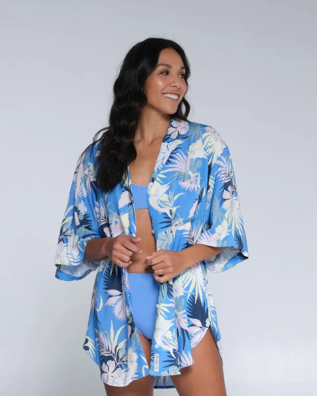 Save More with Every Purchase!Desert Island Cover Up - Bahama Blue