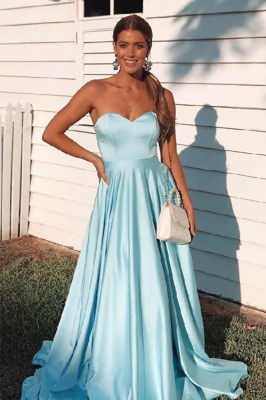Only a Few Left – Order Now!Elegant Sweetheart Lace-Up Back A-Line Ice Blue Prom/Formal Dress PSK121 Only a Few Left – Order Now!Elegant Sweetheart Lace-Up Back A-Line Ice Blue Prom/Formal Dress PSK121