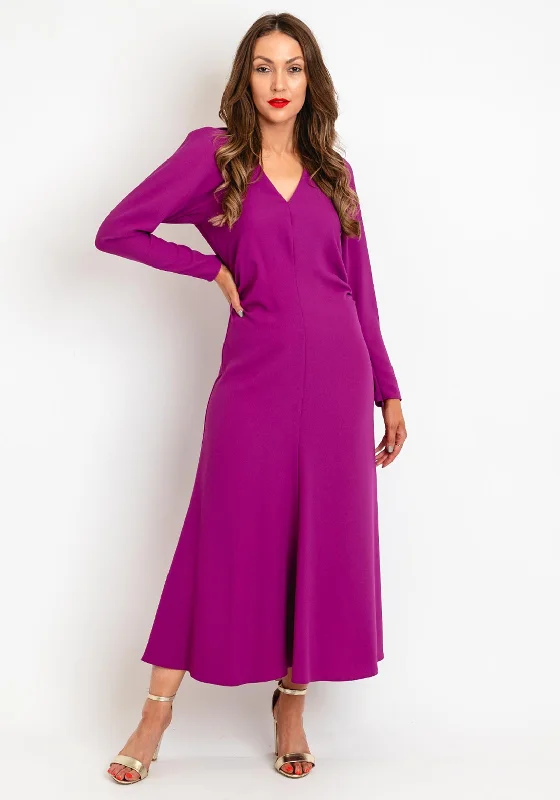 Unmissable Offers Await!Exquise Ruched Waist A-Line Maxi Dress, Orchid