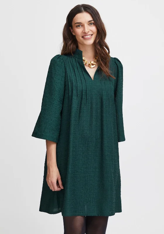 Unmissable Offers Await!Fransa Heba Textured Mini Dress, Ponderosa Pine