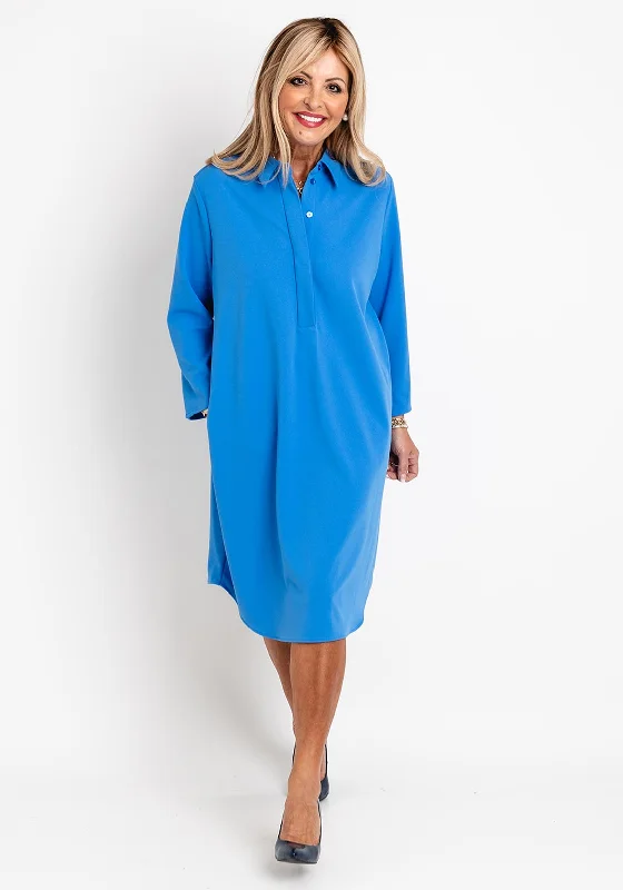 Upgrade for Less!Gerry Weber Knee Length Shirt Dress, Blue