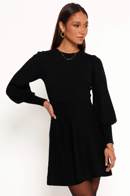 Unmissable Offers Await!Gigi Long Sleeve Mini Dress - Black