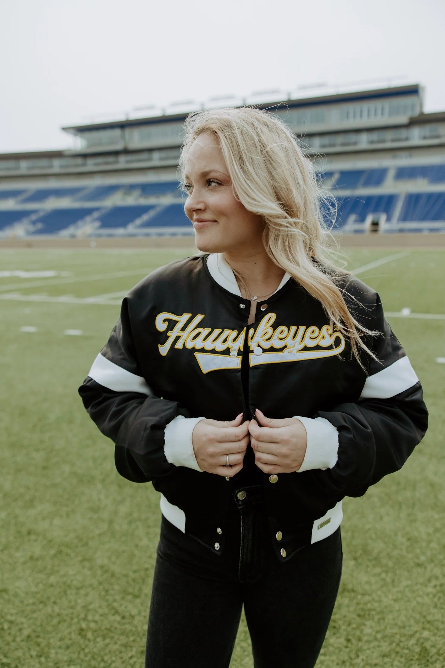 Only a Few Left – Order Now!Iowa Miles Varsity Jacket