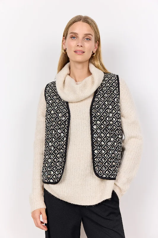 Limited Time Offer!Isola Waistcoat - Black
