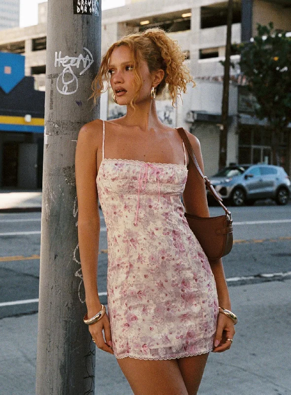Find Your Perfect Deal Today!Kemmi Mini Dress Pink / Multi