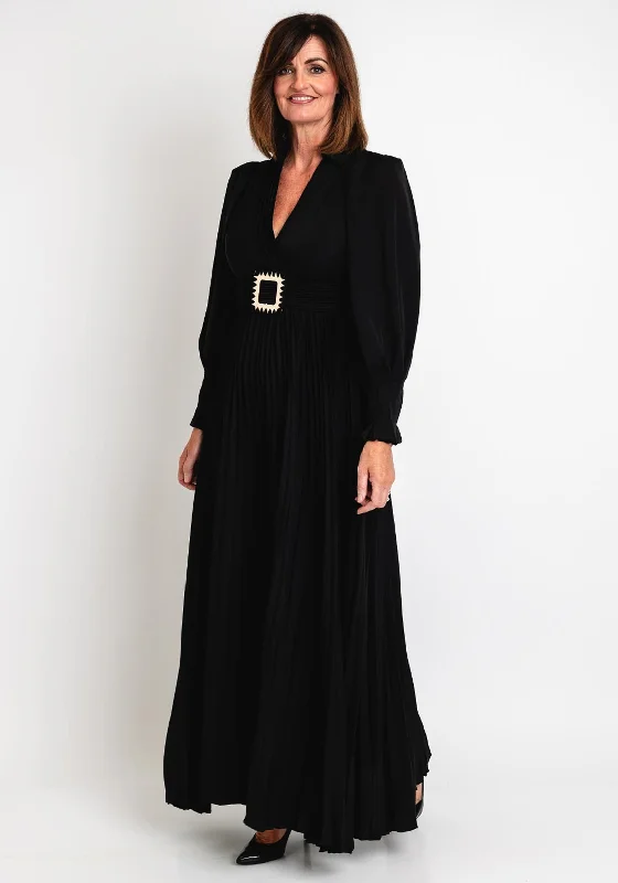 The Sale You’ve Been Waiting For!Serafina Collection Pleated Skirt Maxi Dress, Black The Sale You’ve Been Waiting For!Serafina Collection Pleated Skirt Maxi Dress, Black