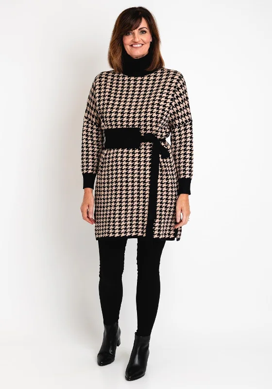 Get More, Spend Less – Shop Now!Serafina Collection Houndstooth Mini Jumper Dress, Black & Beige Get More, Spend Less – Shop Now!Serafina Collection Houndstooth Mini Jumper Dress, Black & Beige
