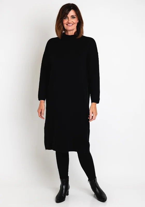 Best Offers of the Month!Serafina Collection Soft Knit Knee Length Jumper Dress, Black Best Offers of the Month!Serafina Collection Soft Knit Knee Length Jumper Dress, Black
