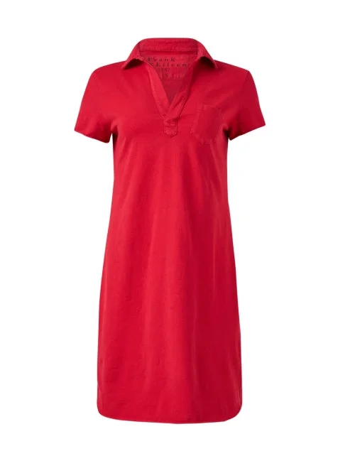 Don’t Wait – Deals Won’t Last!Lauren Red Cotton Polo Dress