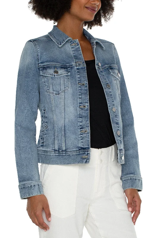 Your Shopping Spree Starts Here!Liverpool Classic Jean Jacket (cabrillo)