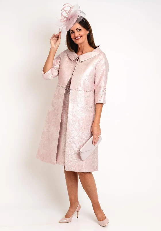 Your Favorite Items on Sale Now!Lizabella Embossed Design Long Jacket & Dress Set, Blush Pink Your Favorite Items on Sale Now!Lizabella Embossed Design Long Jacket & Dress Set, Blush Pink
