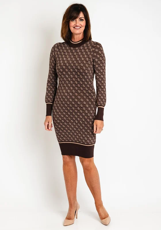 Bigger Savings, Better Shopping!Guess Womens 4G Logo Jumper Mini Dress, Black