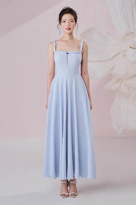 Biggest Sale of the Season!Marin A-line Braided Twill Ankle Length Dress