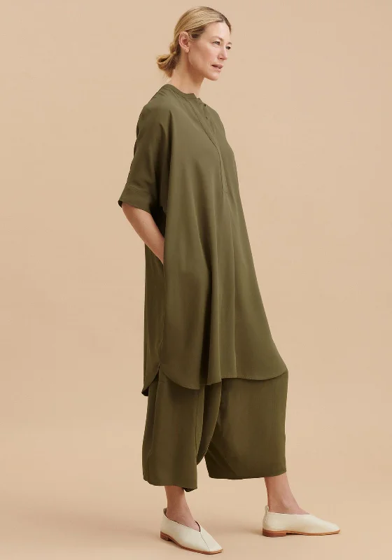 Instant Savings Await!Masai Noalta Oversized Tunic Dress, Khaki