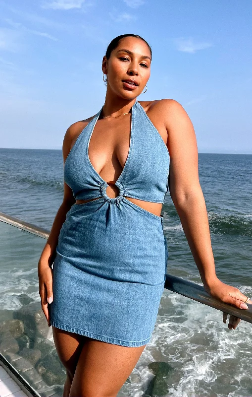 Hurry, Sale Ends Soon!Oslo O Ring Dress ~ Sailor Blue