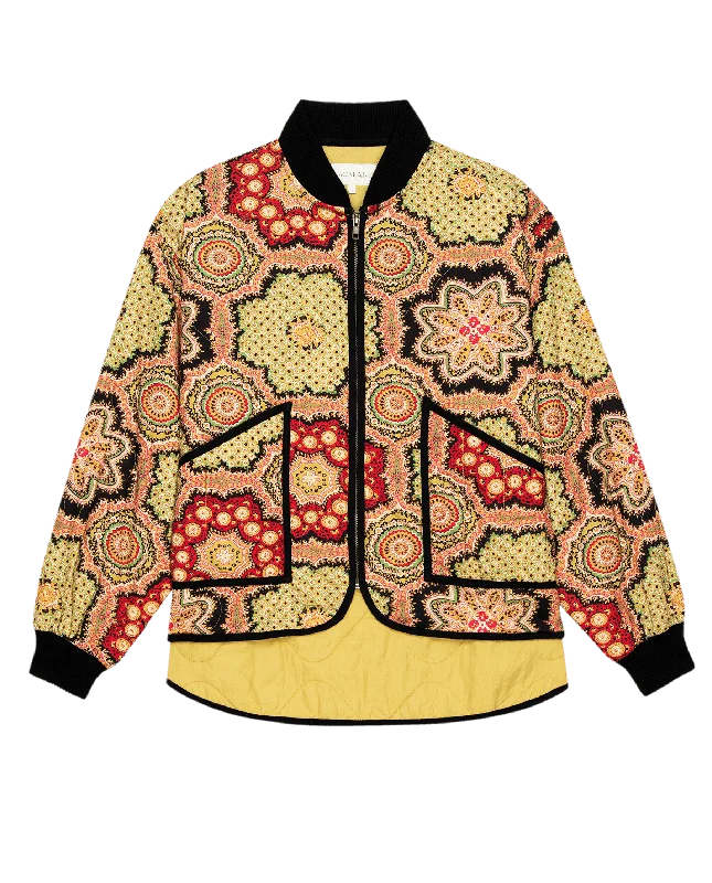 Get the Best for Less!The Quilted Jacket. -- Patchwork Print