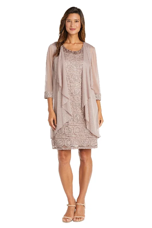 Your Chance to Save is Now!R&M Richards 5558P Mother Of The Bride Short Dress