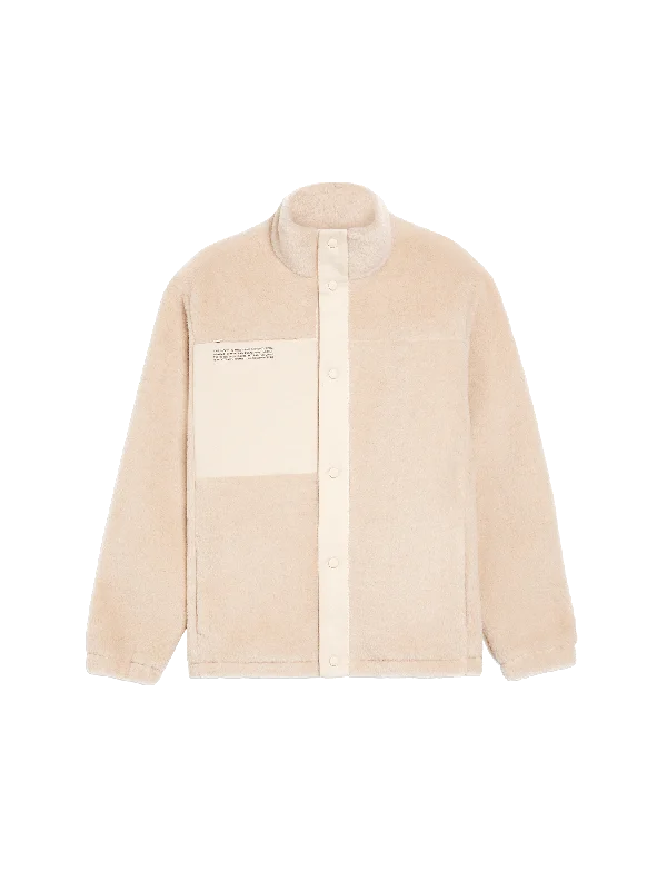 The Sale You’ve Been Waiting For!Womens Recycled Wool Fleece Jacket—sand