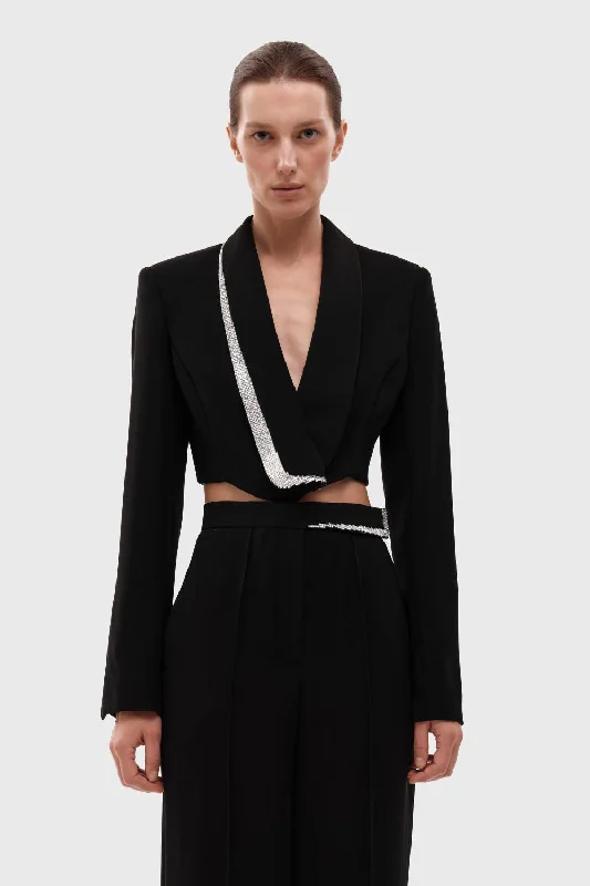 Bigger Savings, Better Shopping!Cropped crystal jacket