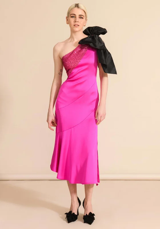 Great Deals, Just for You!Sister By Caroline Kilkenny Kennedy Sequin Satin Maxi Dress, Pink Great Deals, Just for You!Sister By Caroline Kilkenny Kennedy Sequin Satin Maxi Dress, Pink