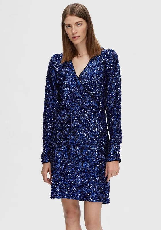 Best Offers of the Month!Selected Femme Dianna Sequin Embellished Mini Dress, Surf The Web