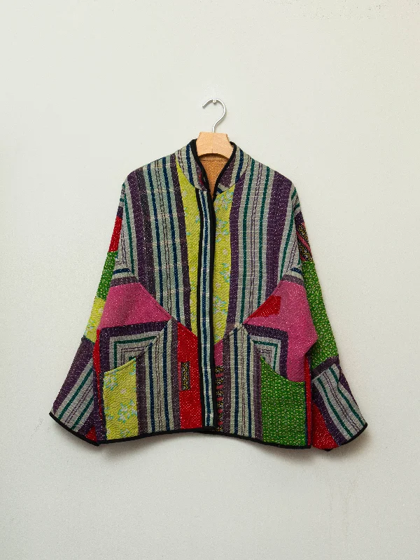 Unlock Huge Savings Now!The Ladhiya Quilted Patchwork Kantha Jacket