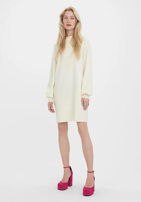 Shop Smart, Save Big!Vero Moda Nancy Funnel Neck Mini Jumper Dress, Birch