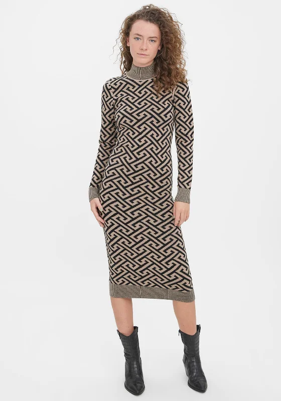 Flash Sale – Act Fast!Vero Moda Aria Cross Tee Knit Dress, Beige