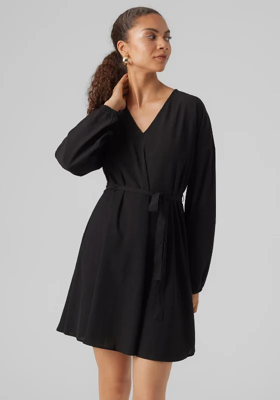 Get More, Spend Less – Shop Now!Vero Moda Naja V-Neck Skater Dress, Black