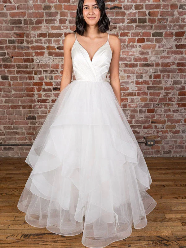 Score Big Savings Today!A-line Spaghetti strap Romantic Beach Vintage Long Wedding Dresses WD145 Score Big Savings Today!A-line Spaghetti strap Romantic Beach Vintage Long Wedding Dresses WD145
