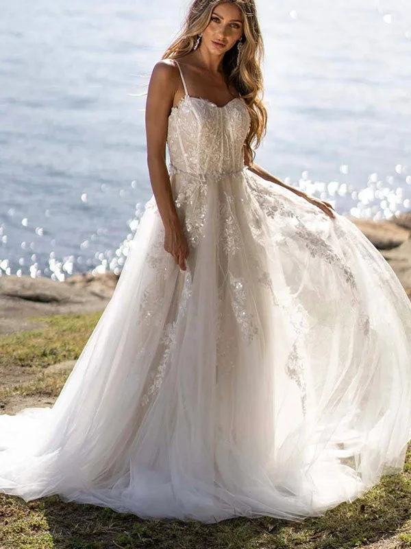 Save More Than Ever!A-line Unique Design Beach Vintage Garden Long Wedding Dresses WD129 Save More Than Ever!A-line Unique Design Beach Vintage Garden Long Wedding Dresses WD129