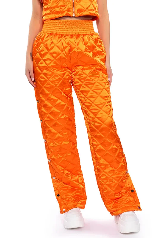Special Offer – Act Fast!ARYA QUILTED SATIN BREAKAWAY JOGGER