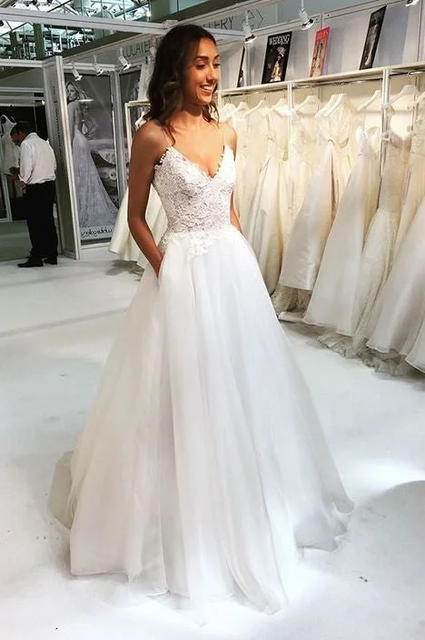 Shop Before It’s Gone!Classic Tulle A-line Wedding Gown with Lace Bodice
