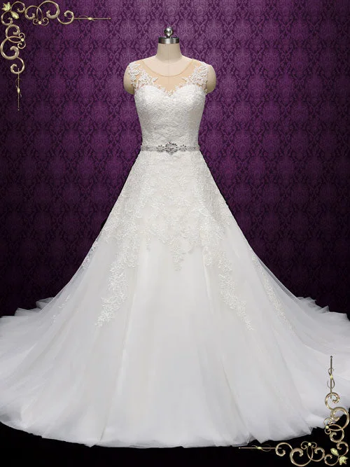 Get More for Less!Convertible Lace Wedding Dress with Detachable Skirt ANNISE