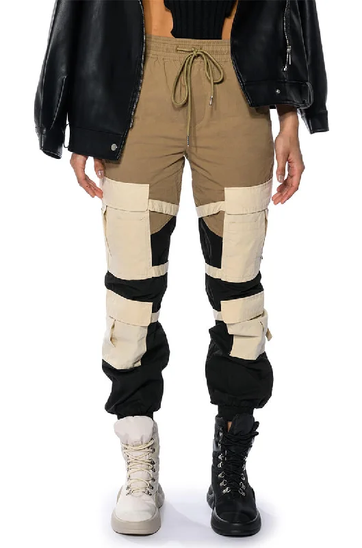 Stock Up and Save!DIXIE COLOR BLOCKED CARGO JOGGER