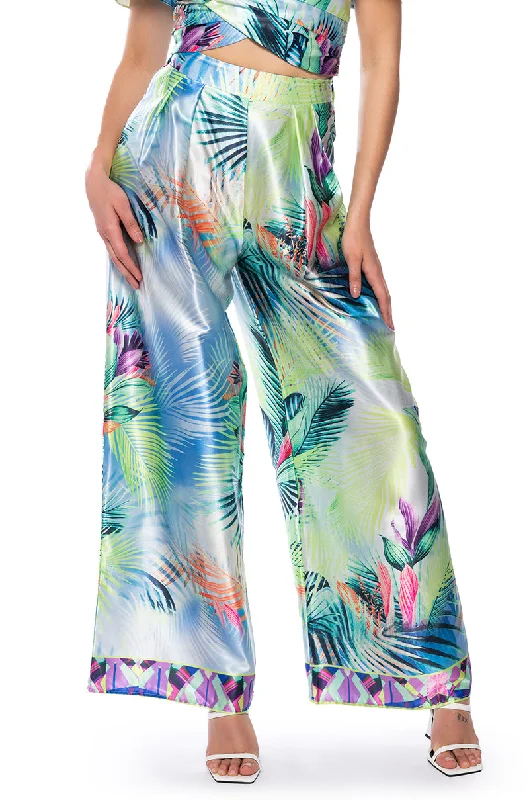 Your Shopping Wish, Our Discount Command!ETTA EXTRA WIDE FLORAL PANT