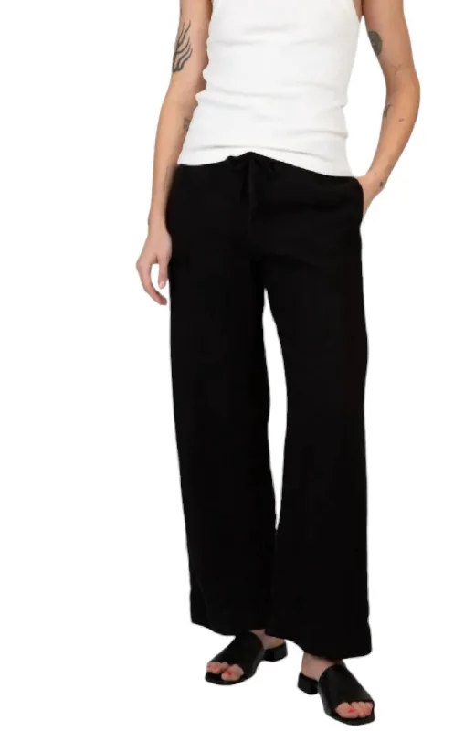 Shop Before It’s Gone!Gwyneth Linen Pants In Black