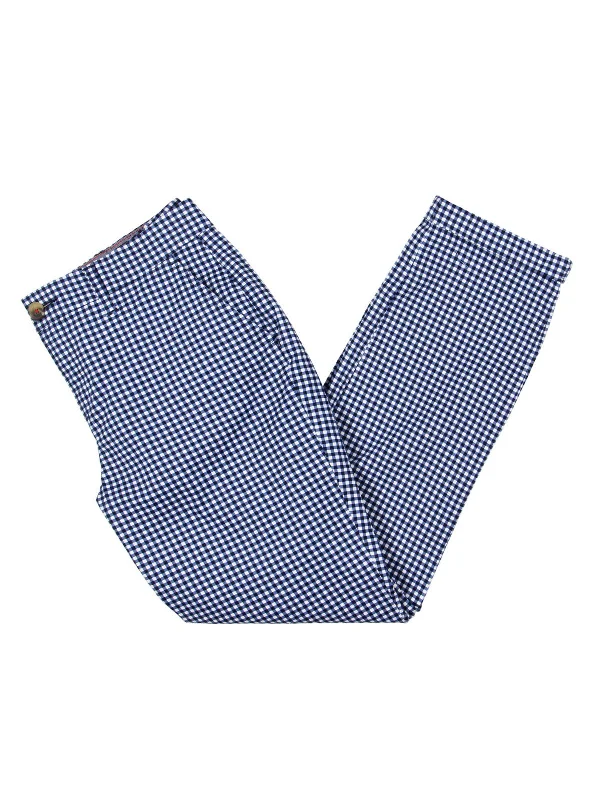Huge Price Cuts Await!Hampton Womens Checkered Mid-Rise Ankle Pants