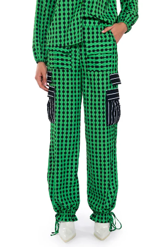 Best Deals Just for You!HATTIE CONTRAST PULL ON PANTS