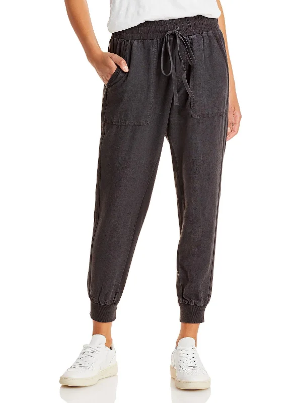 Get More for Less!Lakeside Womens Linen Drawstring Jogger Pants