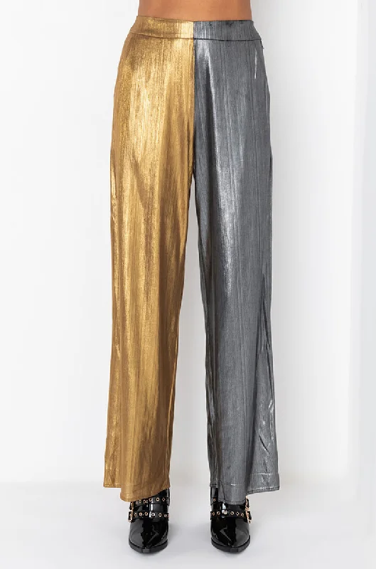 Every Deal is a Steal!LETS CELEBRATE SHINY WIDE LEG PANT
