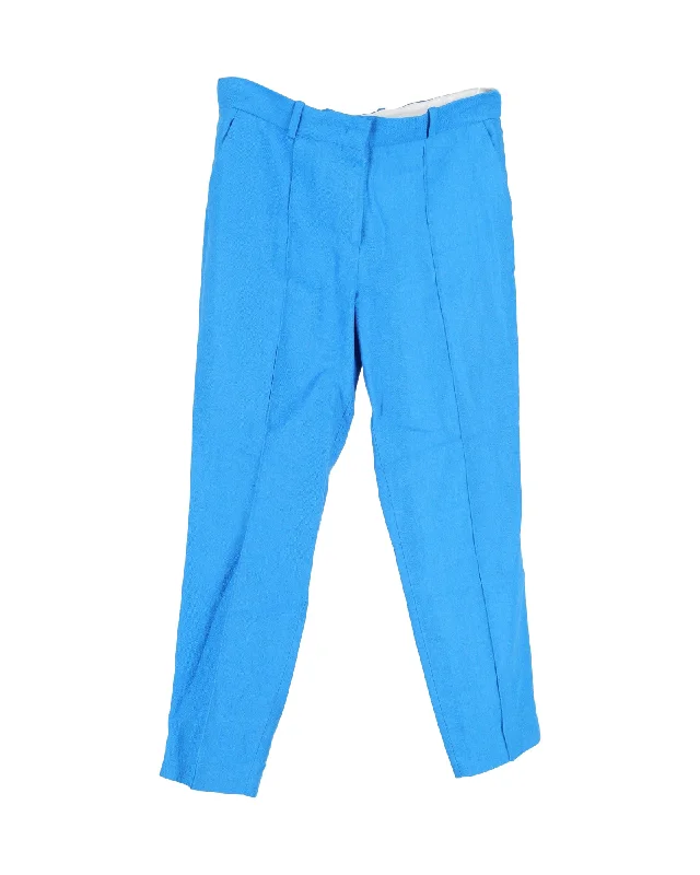 Flash Sale – Act Fast!Loro Piana Straight-Leg Trousers in Blue Linen