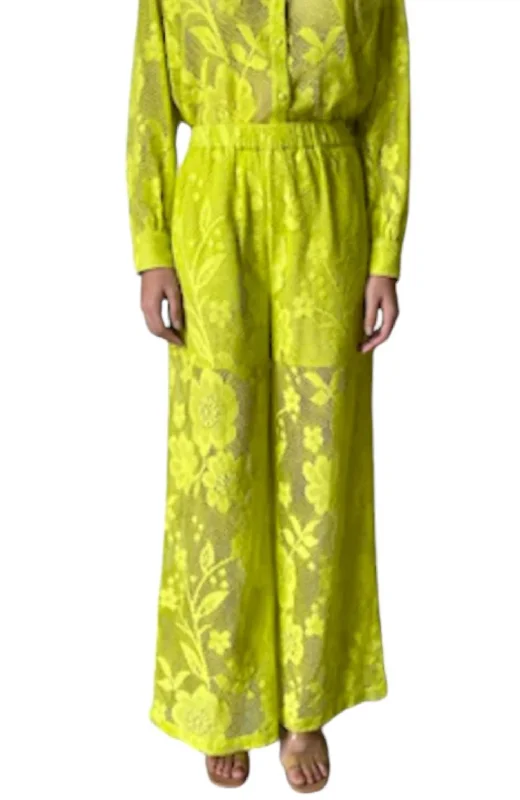 The Best Deals Won’t Wait!Nysa Pants In Lime