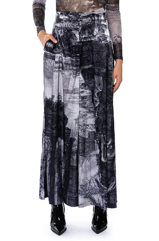 Amazing Prices You Can’t Resist!PARADISE ABSTRACT WIDE LEG PANT