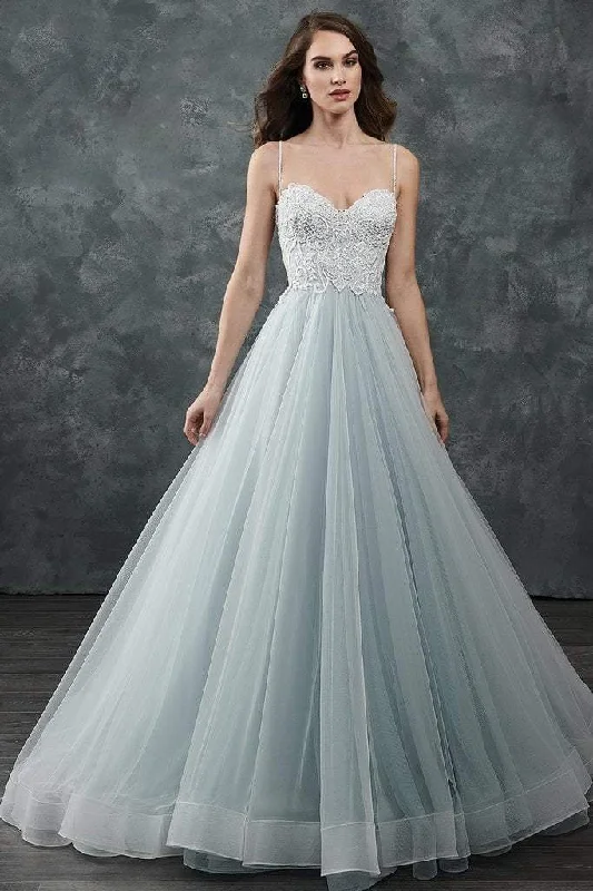 Buy More, Pay Less!Rachel Allan Bridal - M644 Sleeveless Beaded Bodice Tulle Wedding Gown