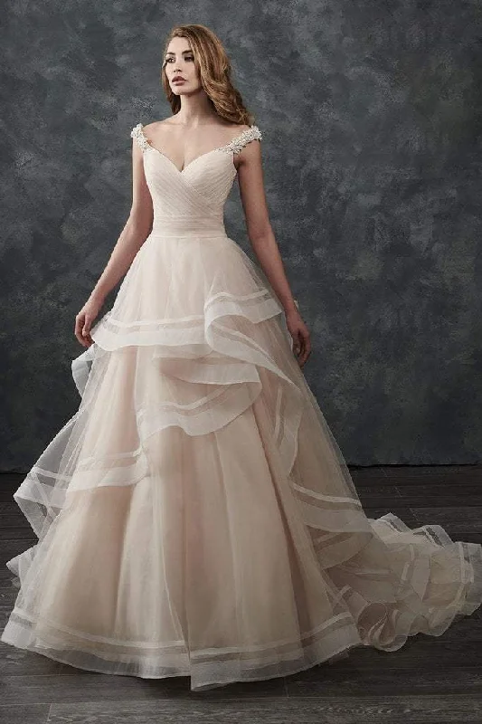 Act Fast – Limited Time Savings!Rachel Allan Bridal - M667 Off-Shoulder Ruffled Bridal Gown Act Fast – Limited Time Savings!Rachel Allan Bridal - M667 Off-Shoulder Ruffled Bridal Gown