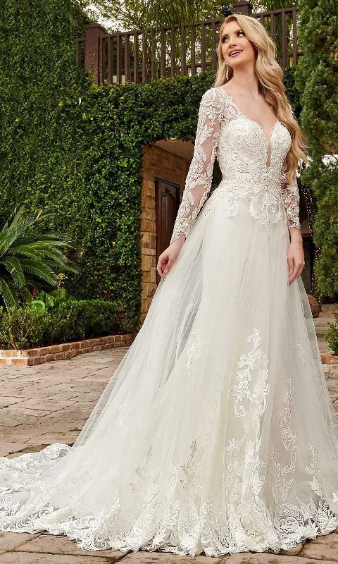 Your Favorite Sale is Back!Rachel Allan - M786 Classic Tulle Embroidered Bridal Dress Your Favorite Sale is Back!Rachel Allan - M786 Classic Tulle Embroidered Bridal Dress