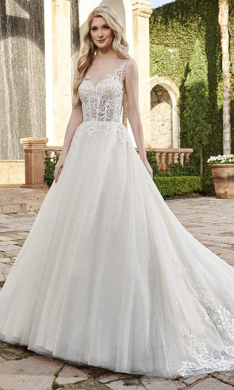 Flash Sale – Act Fast!Rachel Allan - M794 Glittered Tulle A Line Wedding Gown