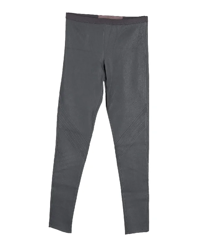 Enjoy Huge Discounts Now!Rick Owens Leggings in Grey Leather