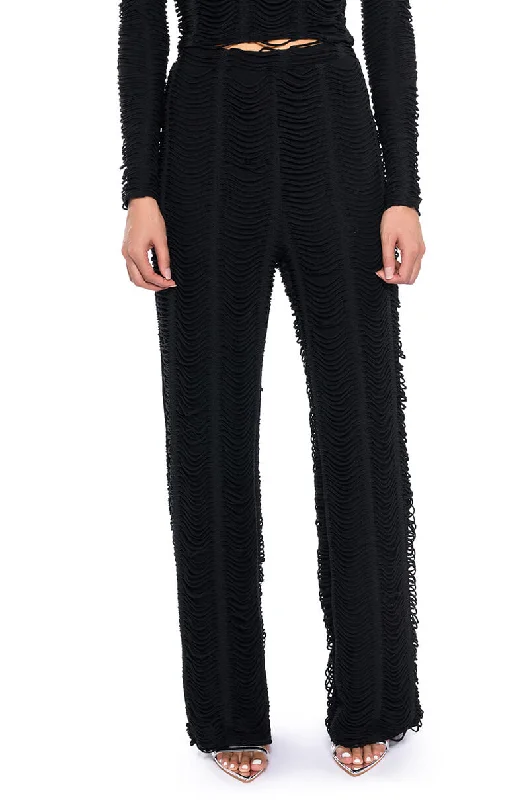 Your Discount is Waiting!RUNNING WITH THE WOLVES TEXTURED PANTS